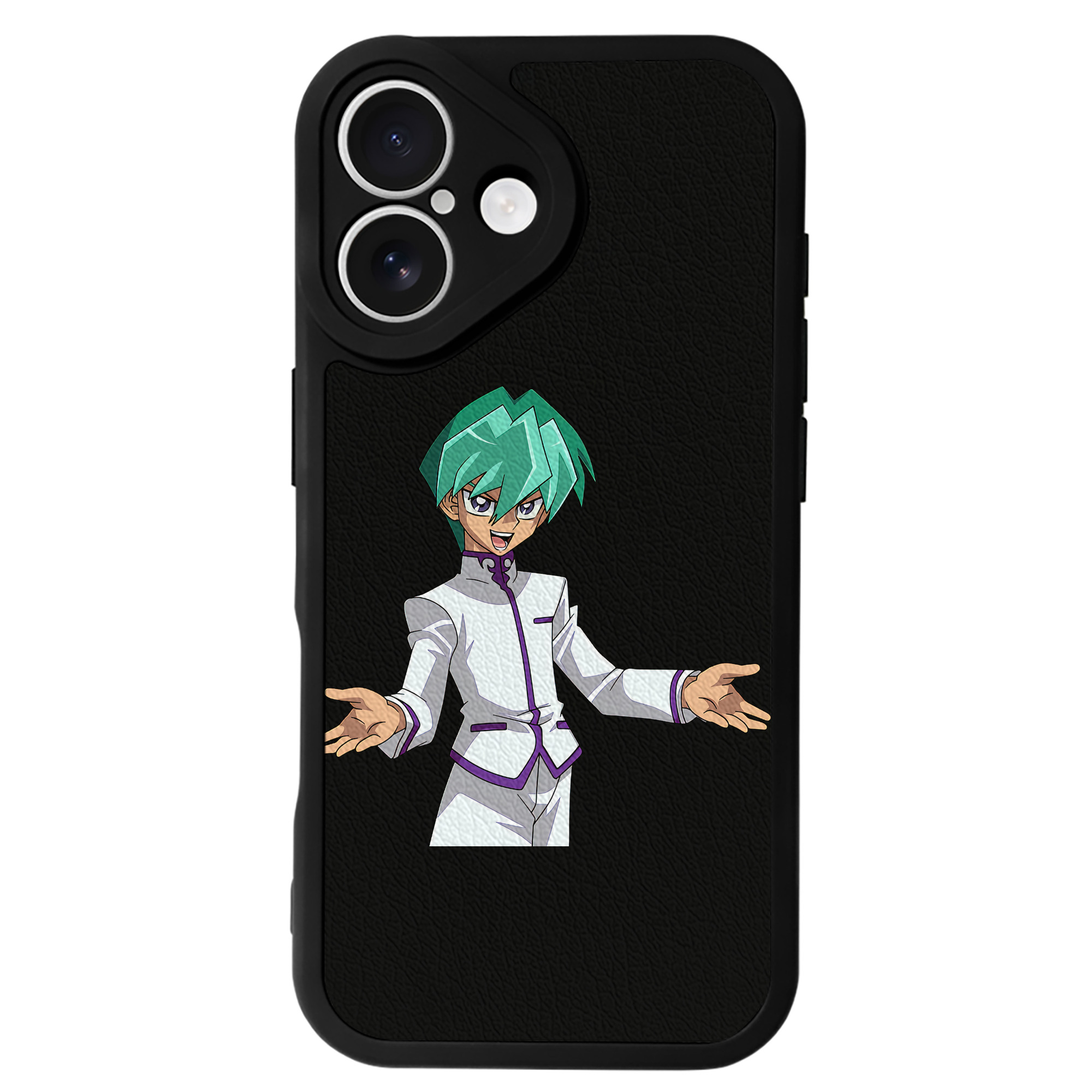 遊☆戯☆王 Yu-Gi-Oh! 【iPhone 16シリーズ対応】シリコンスマホケース（レザー調） 材質：シリコン